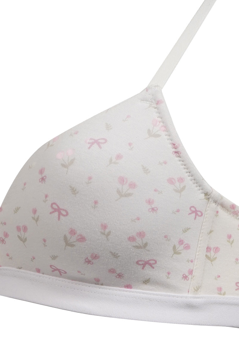 White Non-Wire Bra