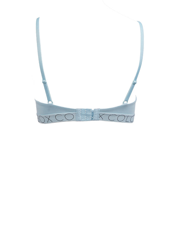 Blue Non-Wire Bra