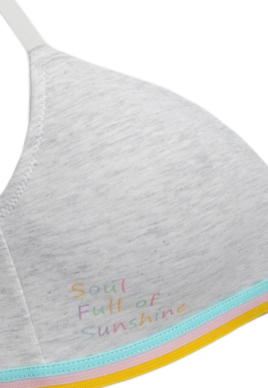 Misty Grey Non-Wire Bra