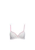 Pink Printed Non-Wire Bra