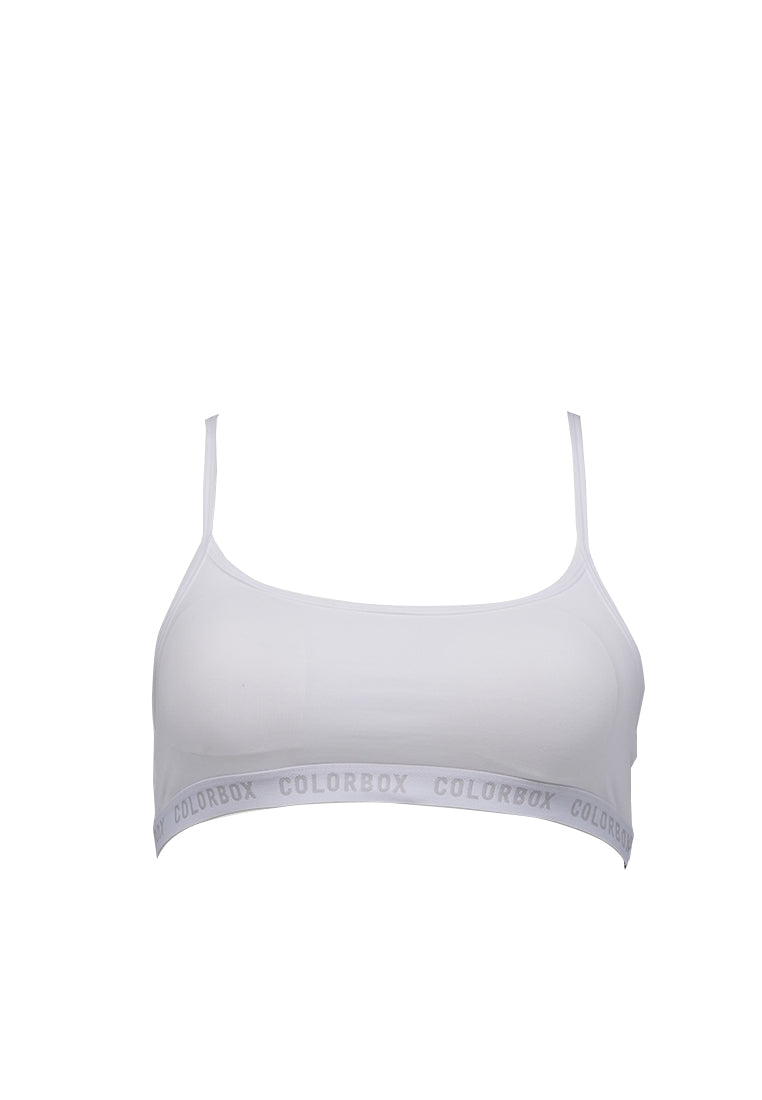 White Basic Bralette
