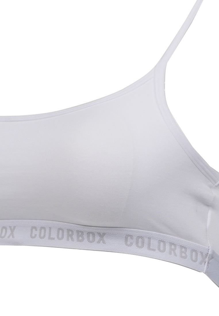White Basic Bralette