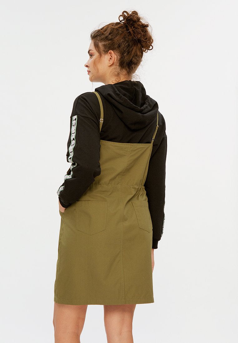 Pinafore with Drawstring Details