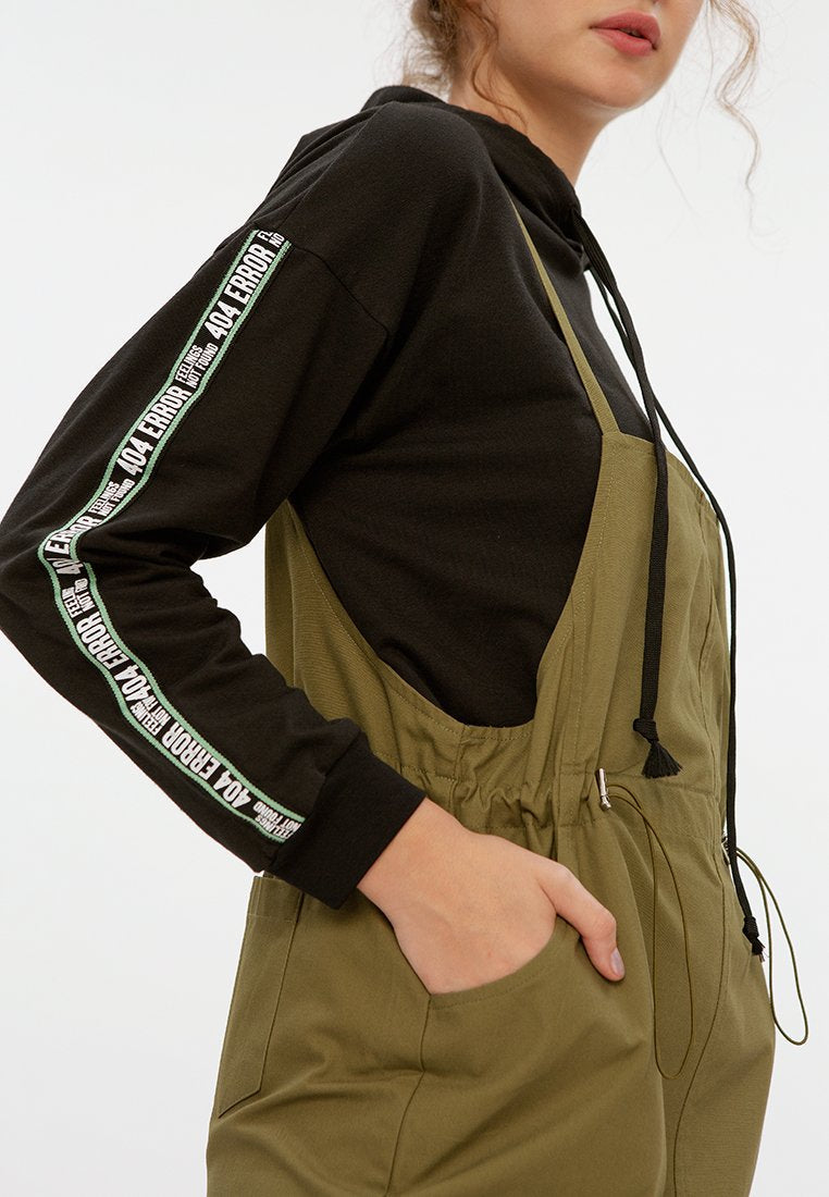Pinafore with Drawstring Details