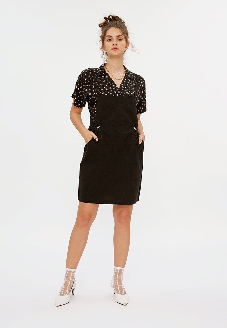 Pinafore with Drawstring Details