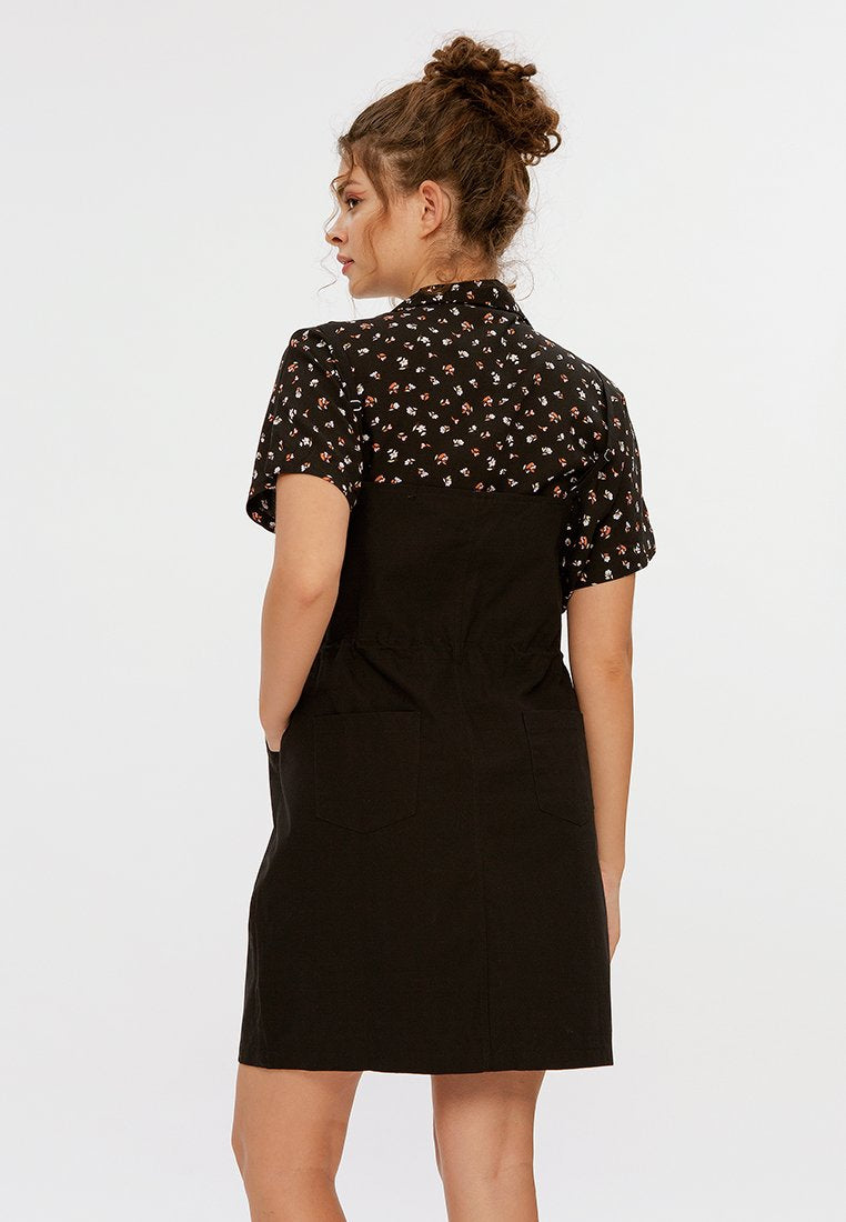 Pinafore with Drawstring Details