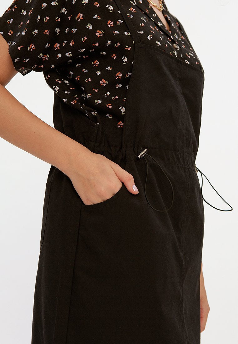 Pinafore with Drawstring Details