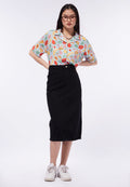 Midi Denim Skirt