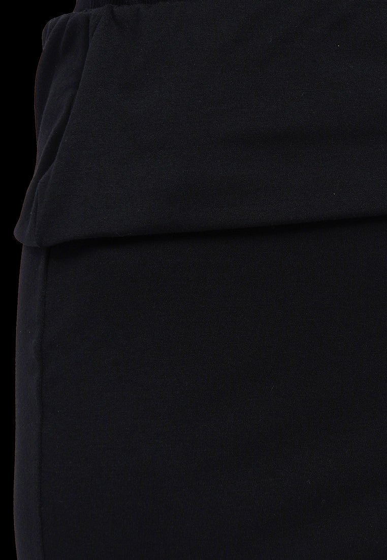 Fold Over Midi Skirt