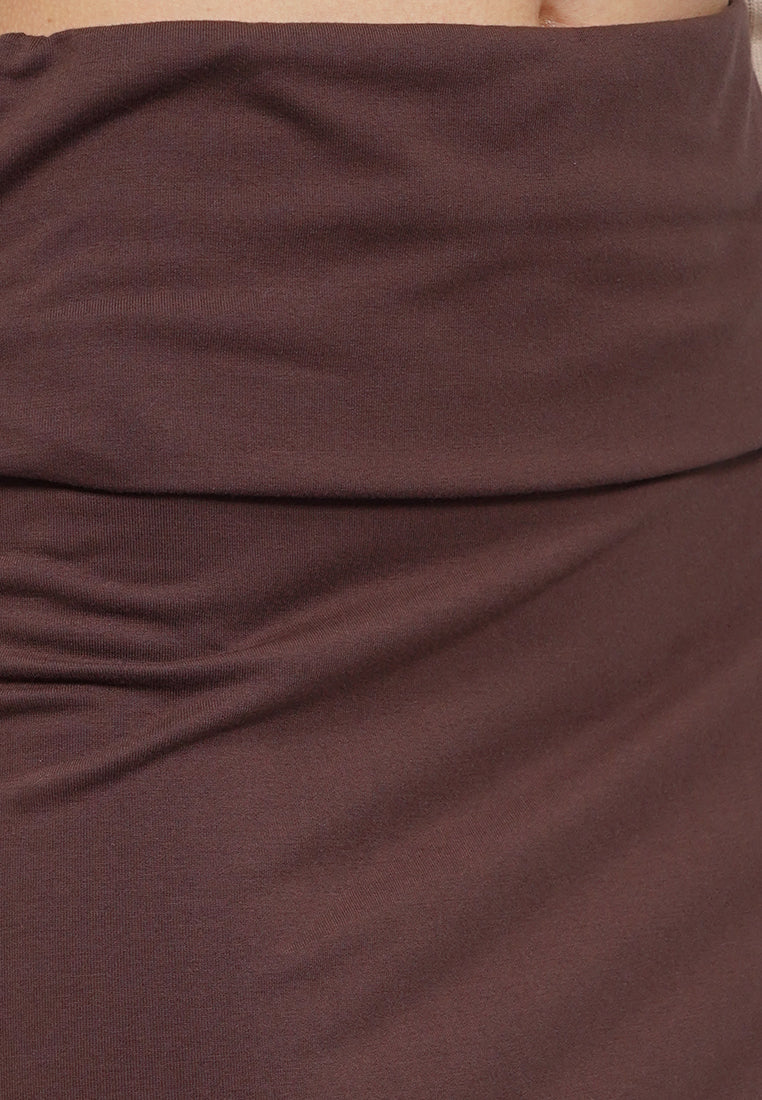 Fold Over Midi Skirt