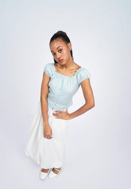 Balloon Midi Skirt