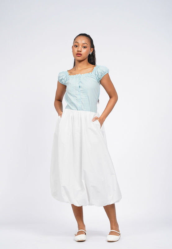 Balloon Midi Skirt
