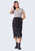 Parachute Cargo Midi Skirt