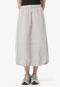 Parachute Midi Skirt Grey