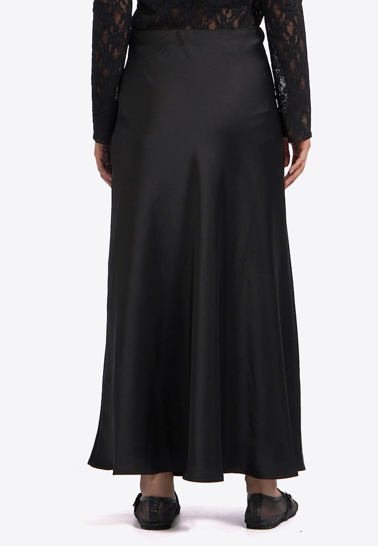 Satin Maxi Skirt