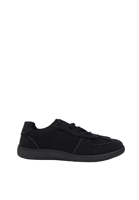 Black Lace Sneakers