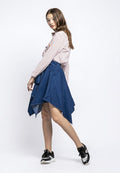 Handkerchief Denim Skirt