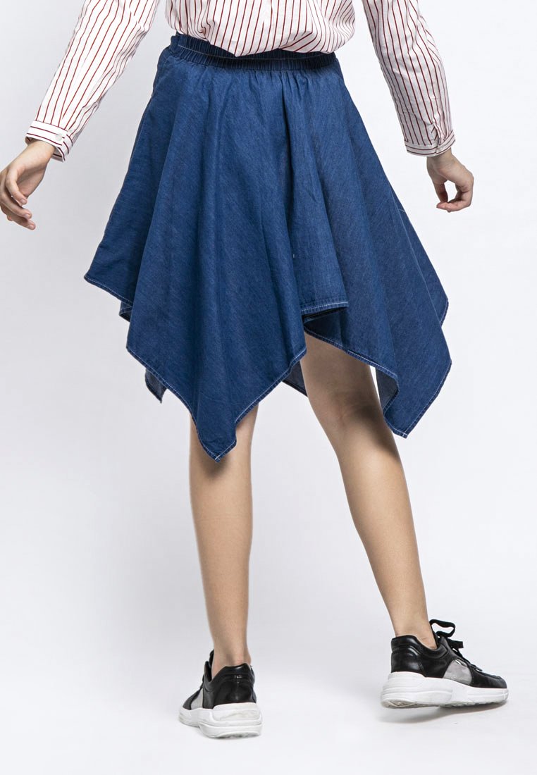 Handkerchief Denim Skirt