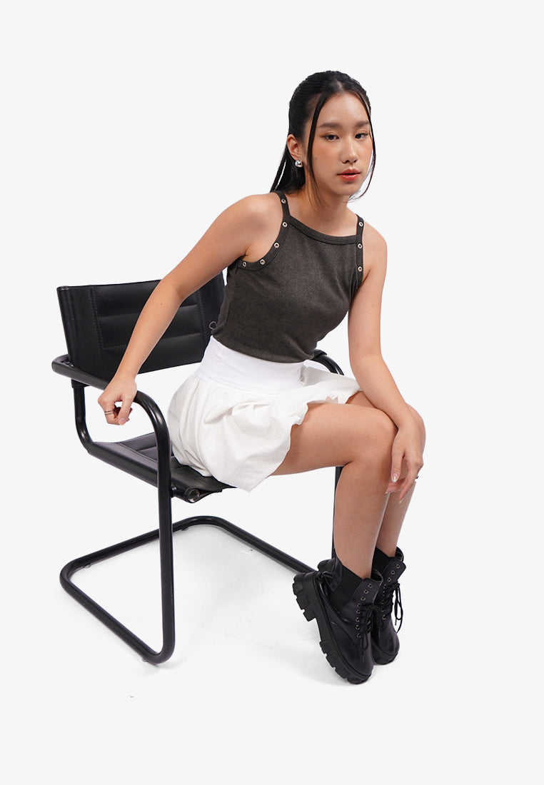 Balloon Mini Skirt Off White