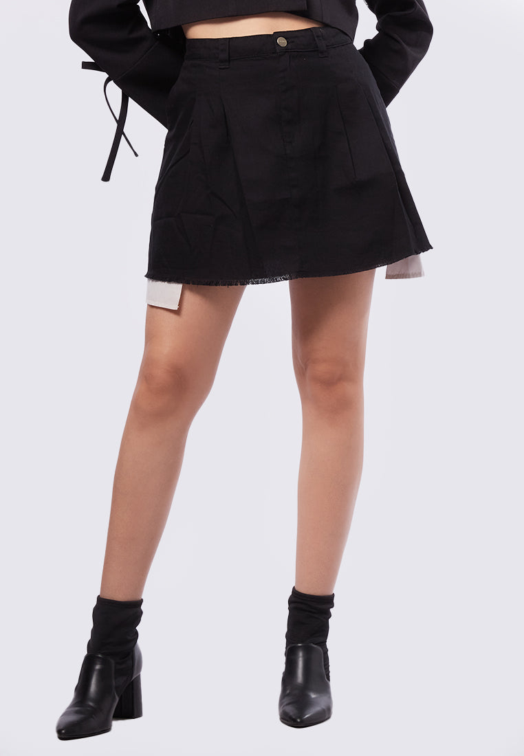 Unfinished Mini Skirt