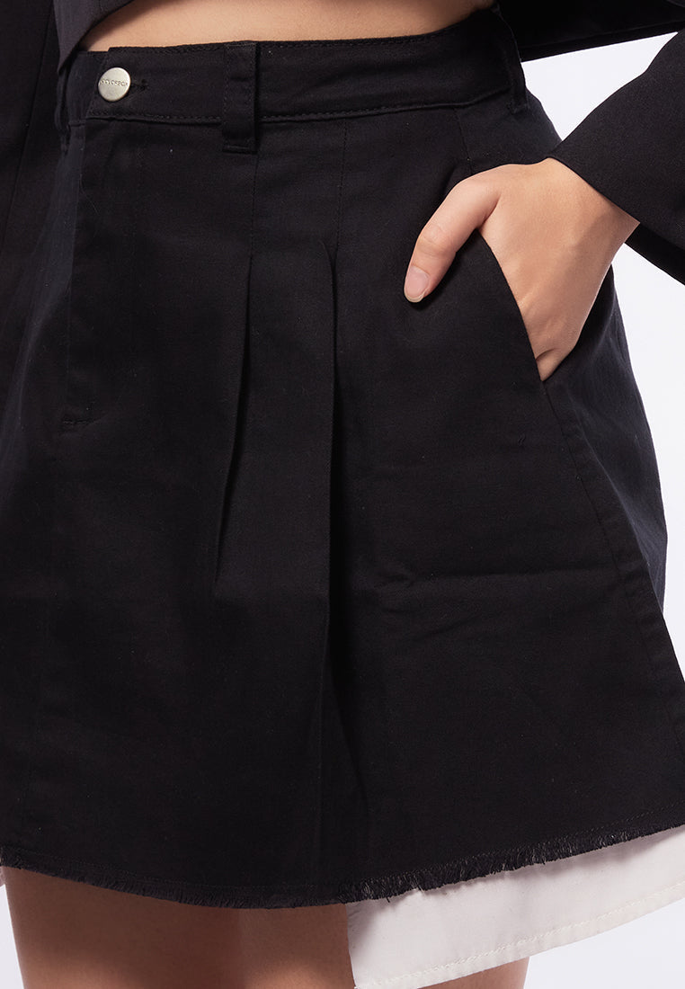 Unfinished Mini Skirt