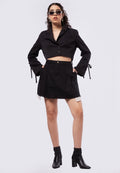 Unfinished Mini Skirt