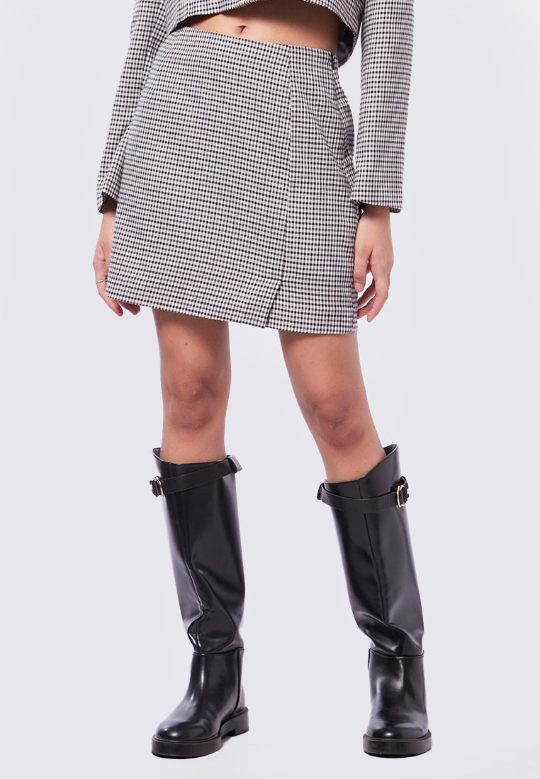 Mini Skirt with Slit Details