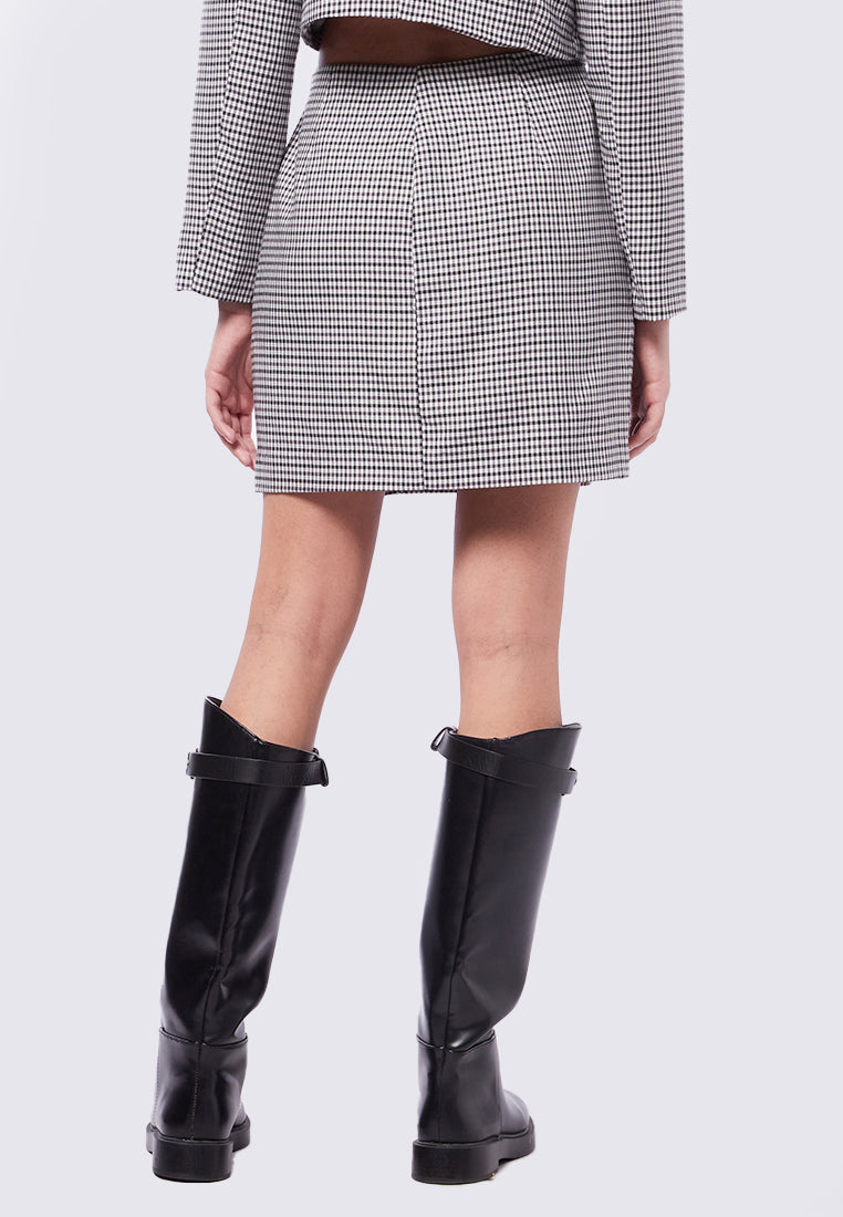 Mini Skirt with Slit Details