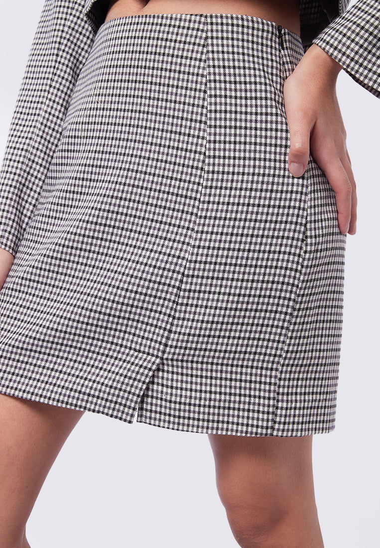 Mini Skirt with Slit Details