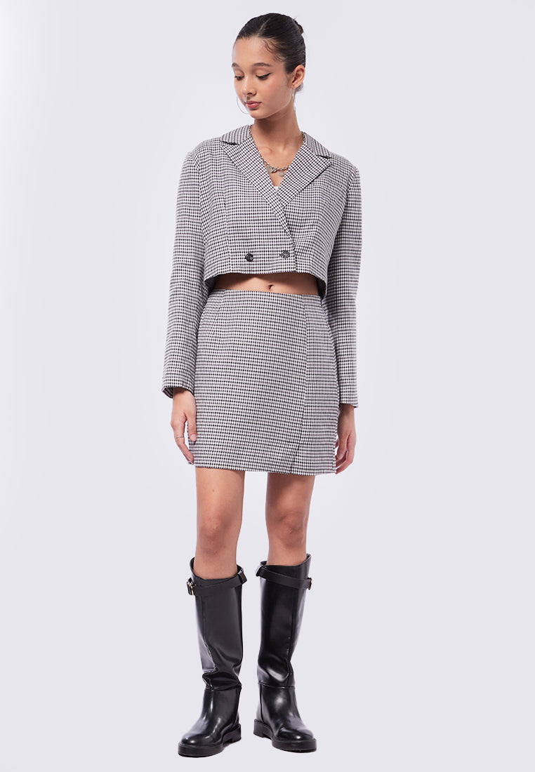 Mini Skirt with Slit Details