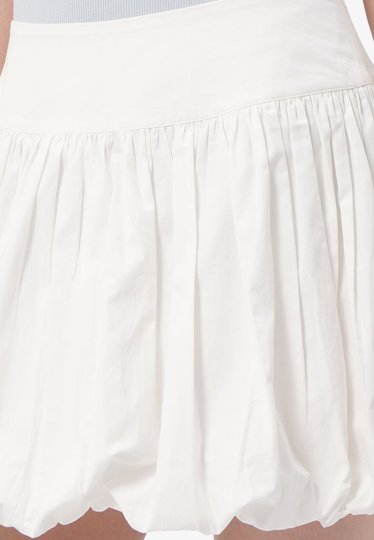 Off White Balloon Mini Skirt
