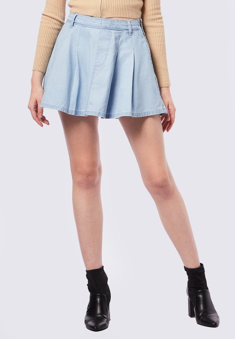 Super Mini Denim Skort