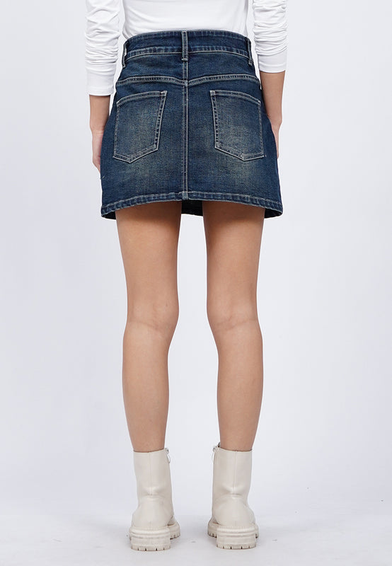 Super Mini Denim Skirt