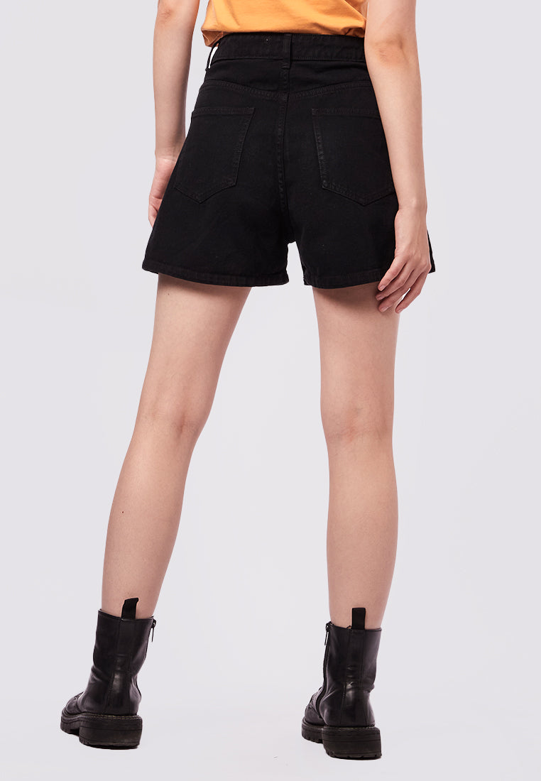 Fitted Wrap Denim Skort