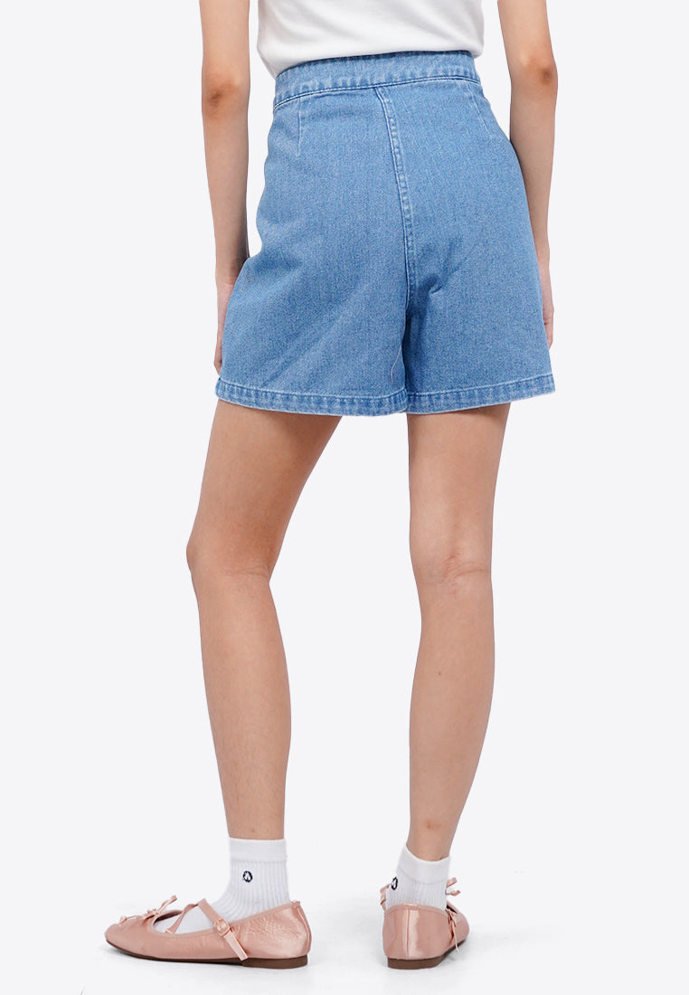 Crossover Denim Skort