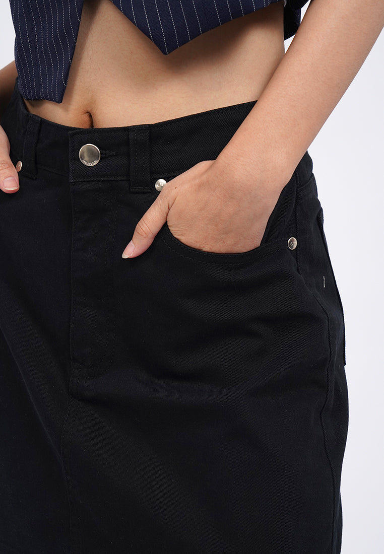 Denim Mini Skort