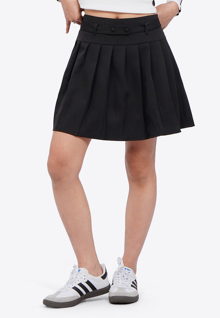 Pleated Mini Skort