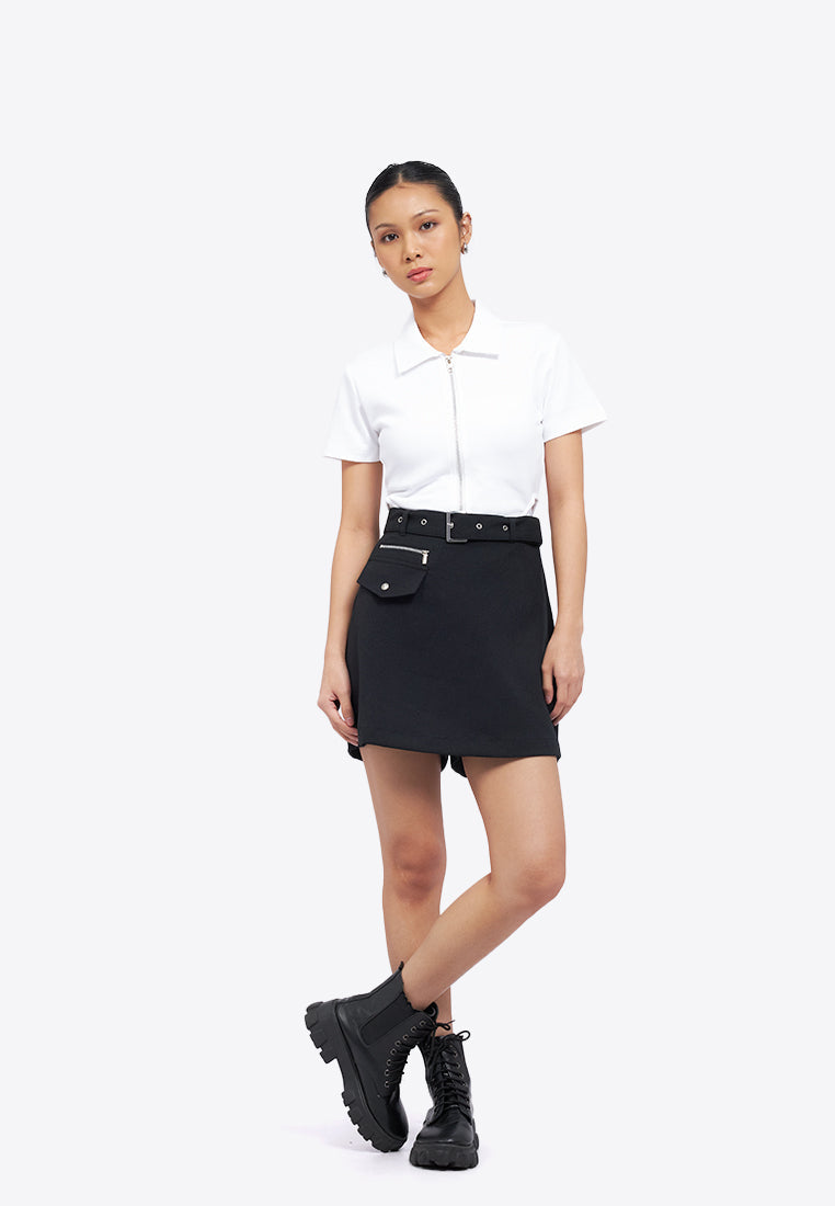 Mini Belted Skort