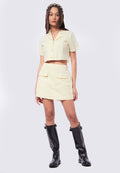Mini Skort with Patch Pocket Details