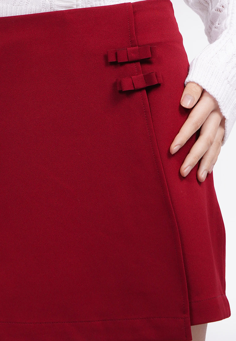 Ribbon Details Mini Skort