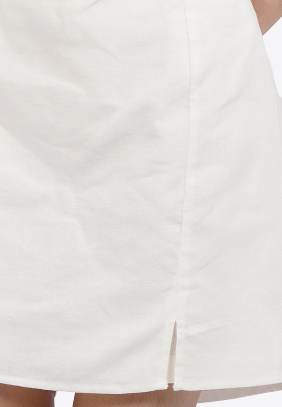 Mini Skort with Front Slit Details