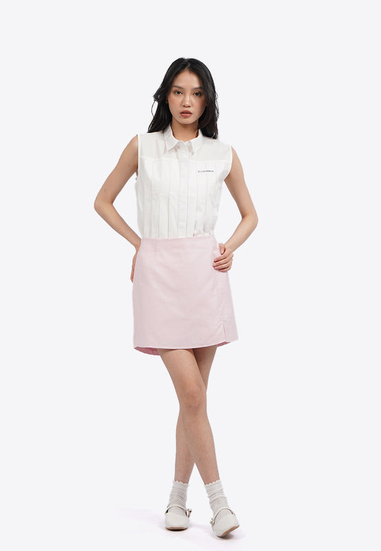 Mini Skort with Front Slit Details
