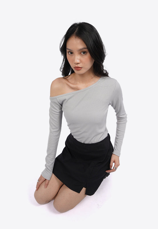 Mini Skort with Front Slit Details