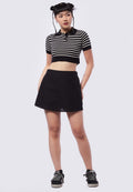 Basic Linen Look Skort