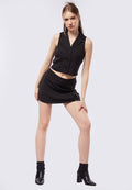 Mini Skort with Slit Details