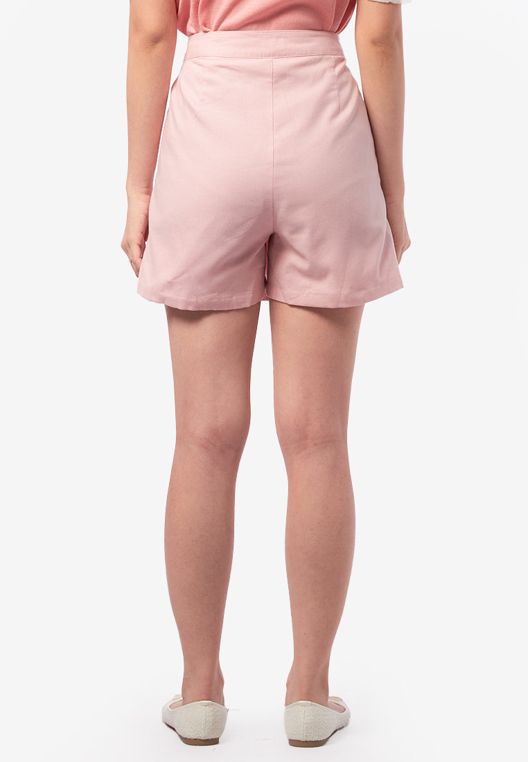 Mini Skort with Pocket Details L.Pink