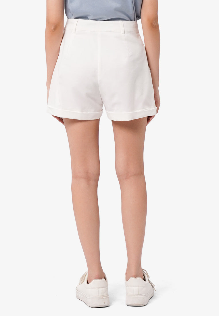 Basic Mini Skort Off White