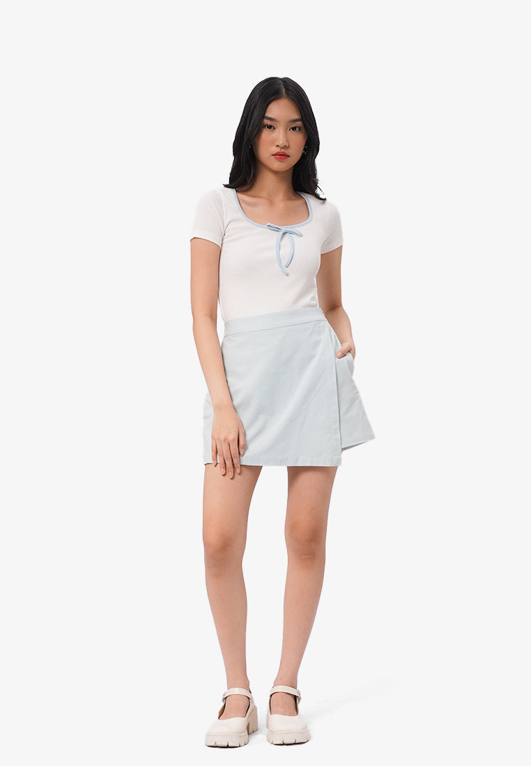 Basic Mini Skort L.Blue