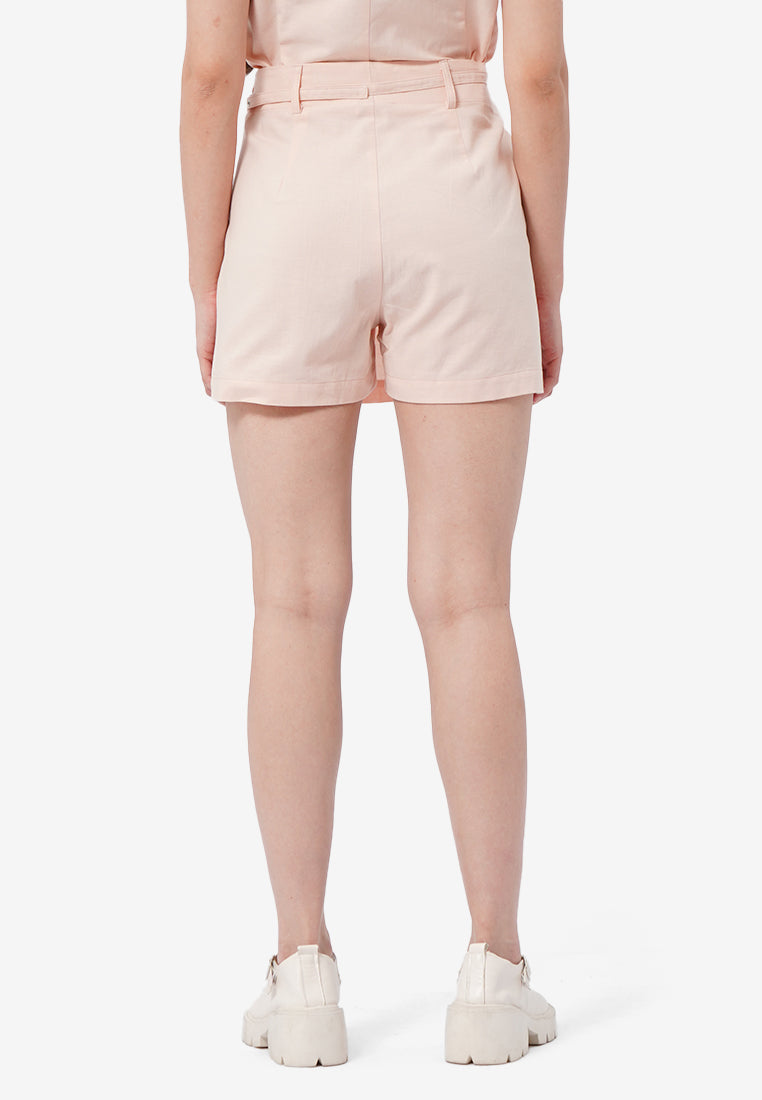 Front Slit Mini Skort L.Pink