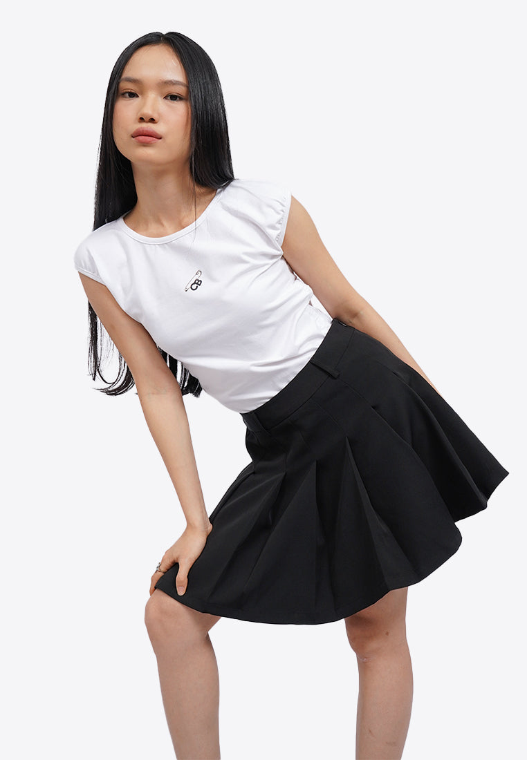 Box Pleated Skort